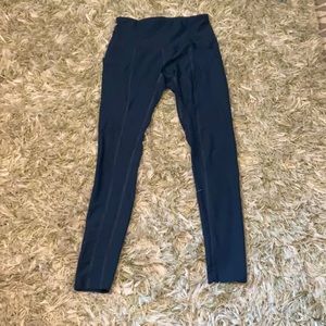 Blue leggings with pockets